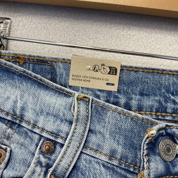 Levi's 541 Athletic Taper Jeans Mens 34x32 Light Wash Stretch Denim Eco Ease - Picture 10 of 16